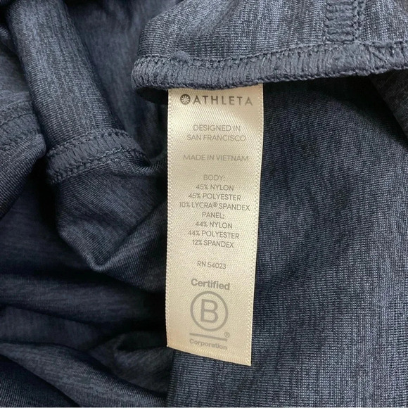 Athleta Cross Current Coverup Dress XS Navy Blue - Picture 4 of 6